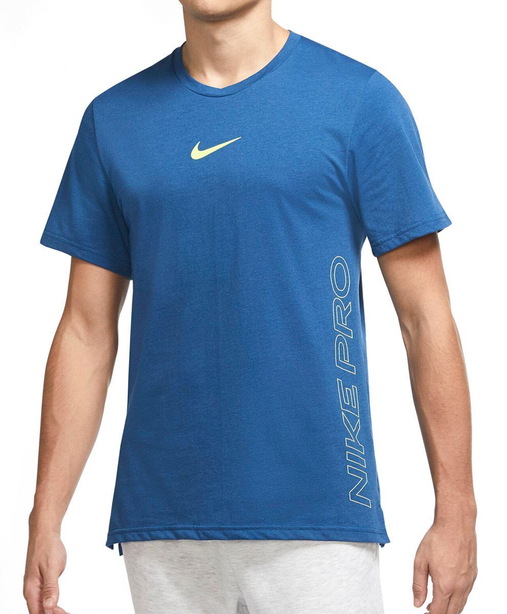 type overdracht Peuter Nike Pro Dri-FIT Burnout Shirt Heren DD1828-476 | Sporthuis.nl