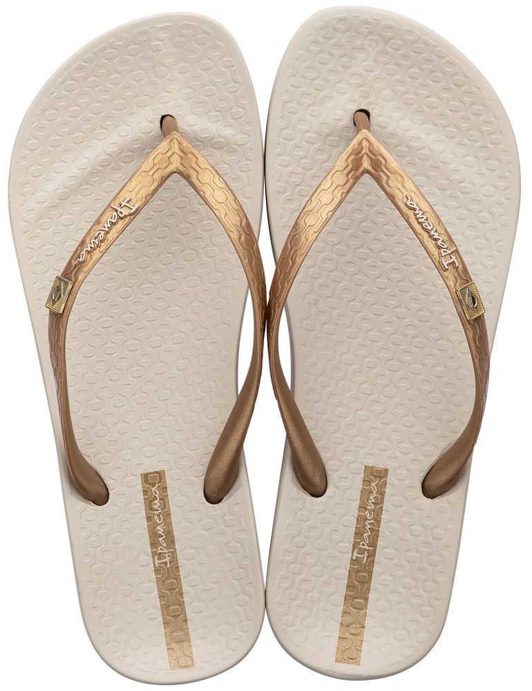 Ipanema Anatomic Brasilidade Slippers Dames - Beige/Gold - Maat 41/42